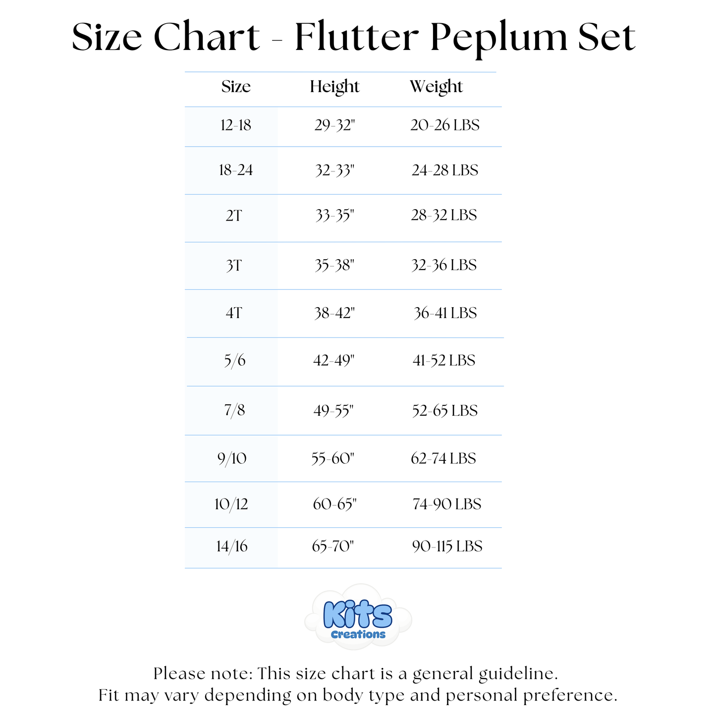 Flutter Peplum Set - Once Upon a Dream