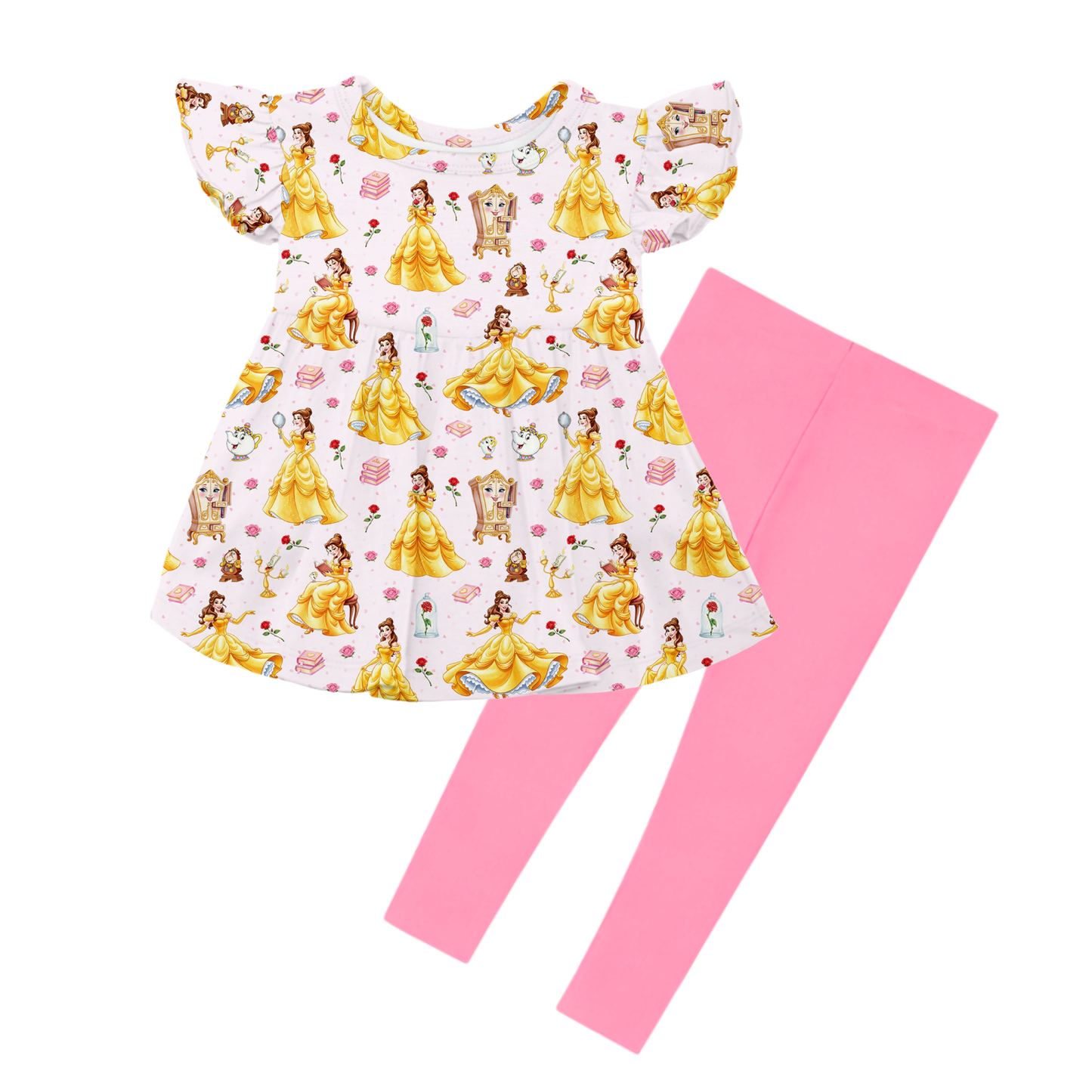 Flutter Peplum Set - Belle's Enchantment *PRE-ORDER*