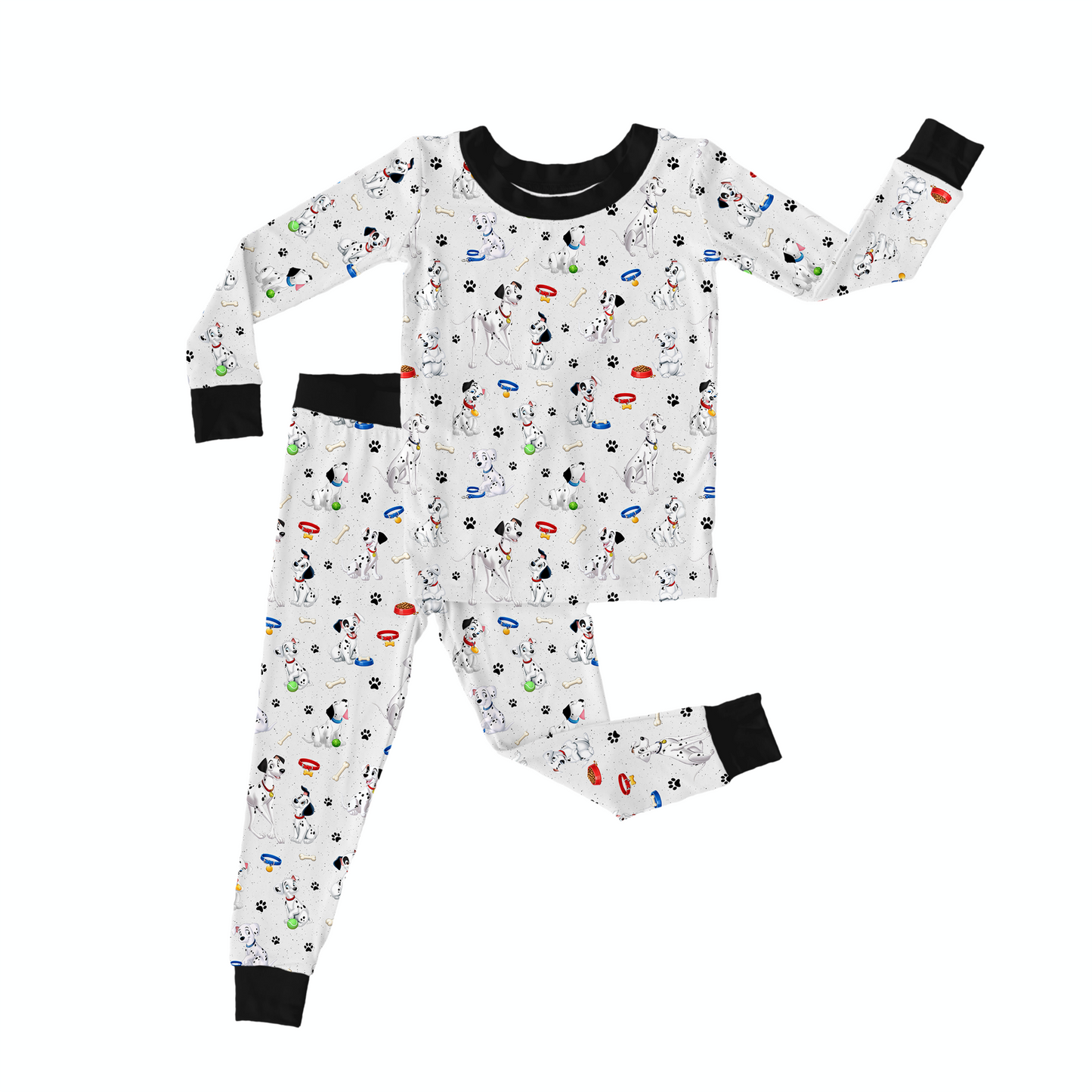 Two Piece Pajama Set - Dalmatian Dreams