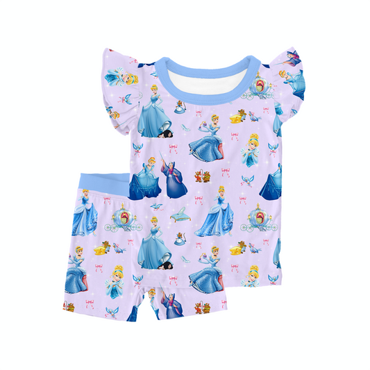Flutter Two Piece Pajama Short Set - Once Upon a Dream