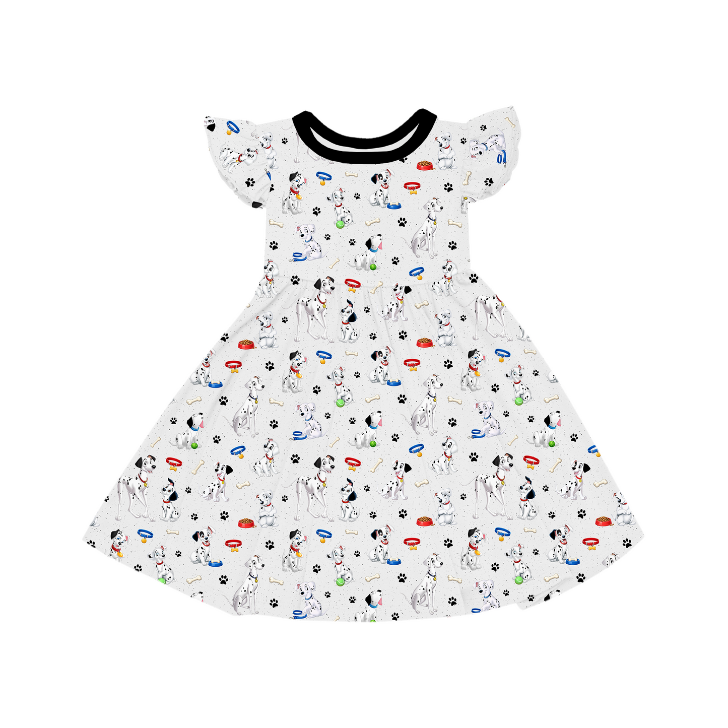 Flutter Twirl Dress - Dalmatian Dreams  *PRE-ORDER*