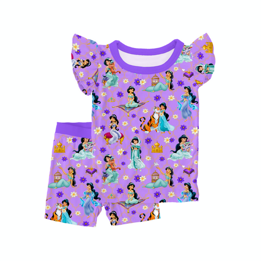 Flutter Pajama Short Set - Jasmine