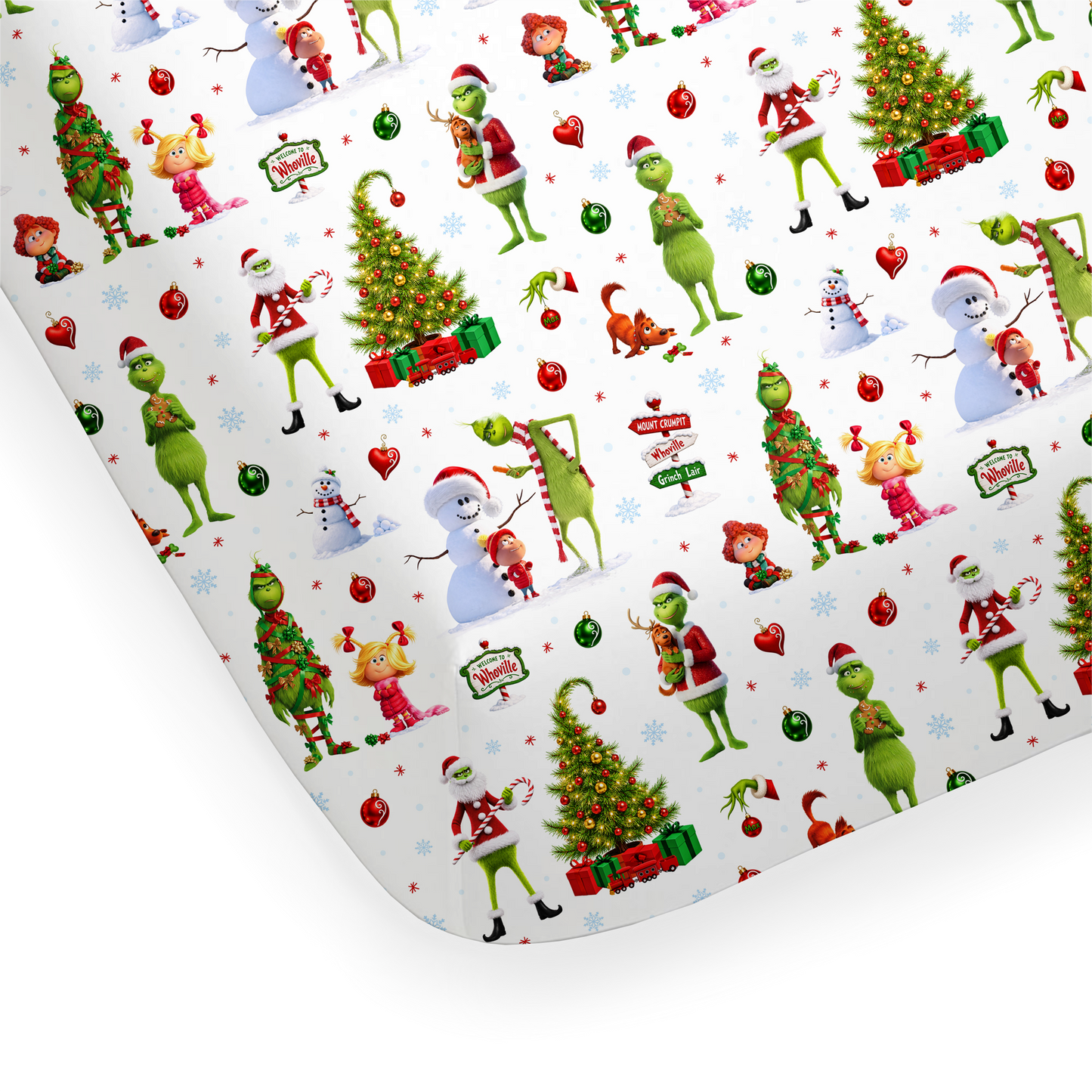 Twin/Double Sheet - Whoville Cheer  *PRE-ORDER*